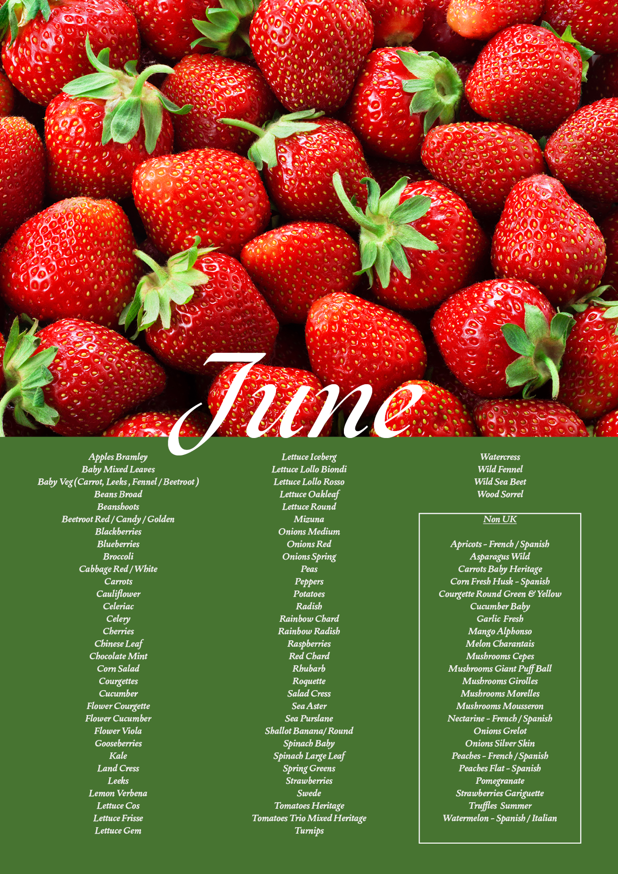 June Seasonal Guide