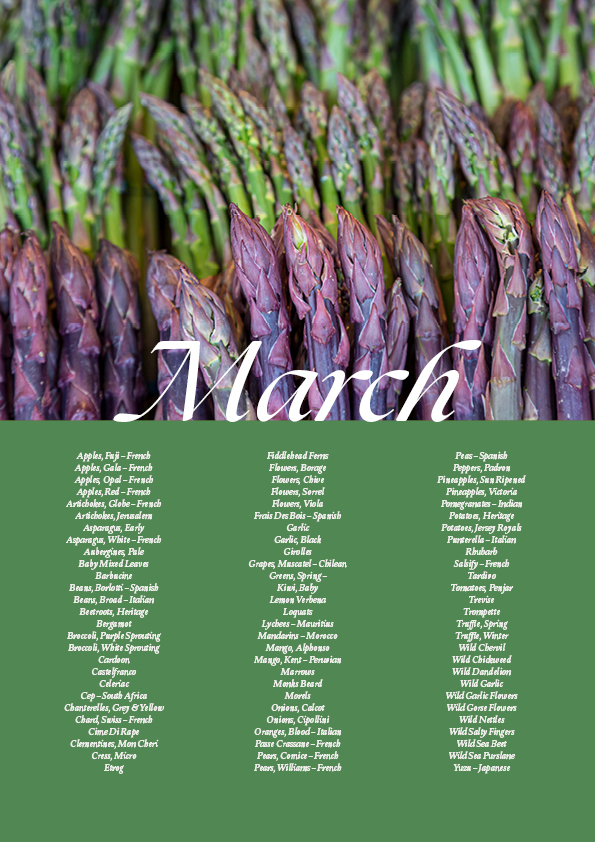 March Seasonal Guide
